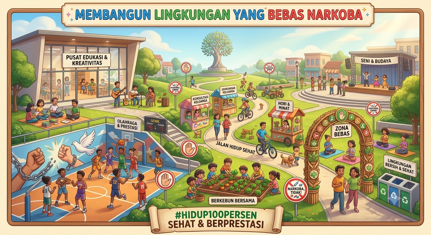Membangun Lingkungan yang Bebas Narkoba
