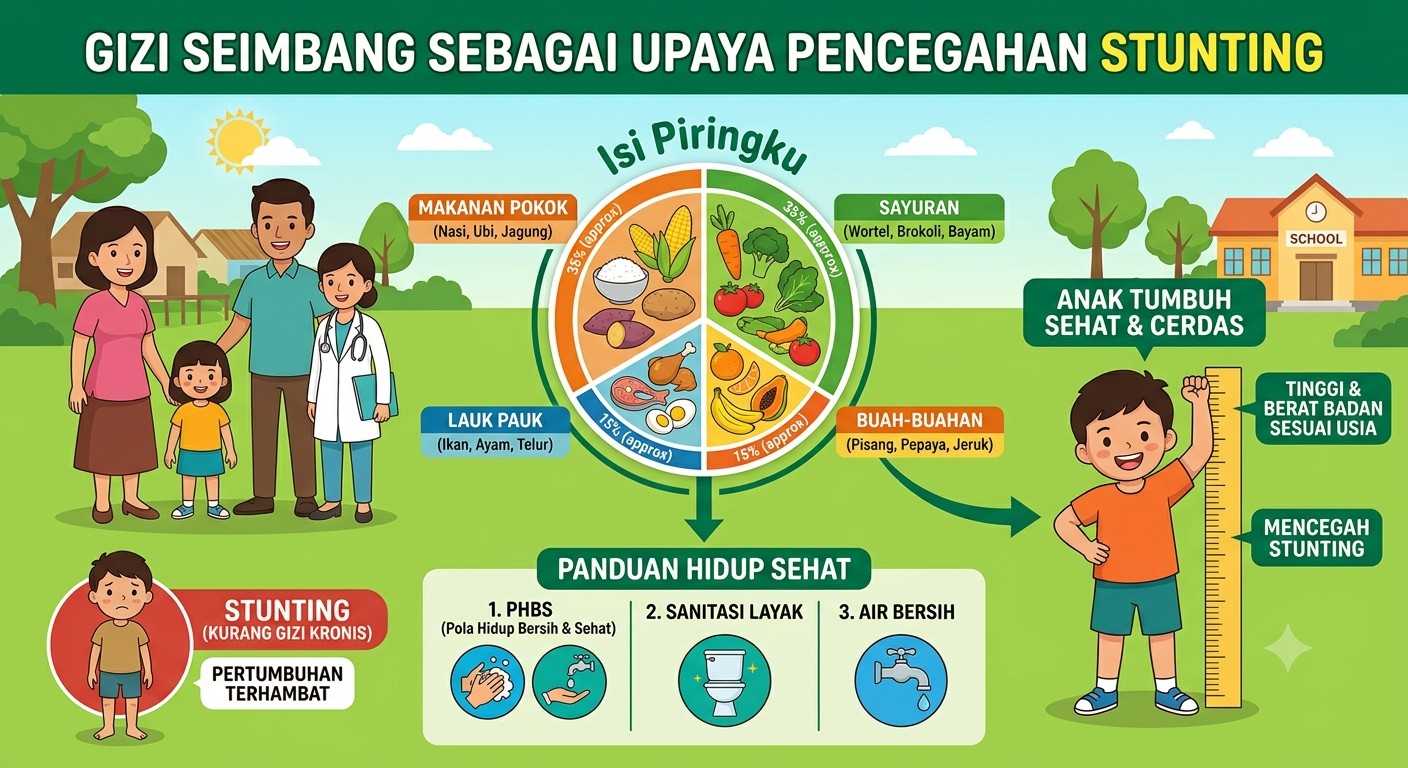 Gizi Seimbang sebagai Upaya Pencegahan Stunting