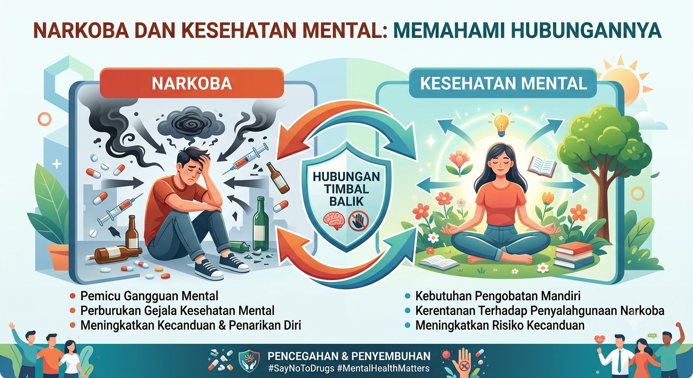 NARKOBA DAN KESEHATAN MENTAL: MEMAHAMI HUBUNGANNYA