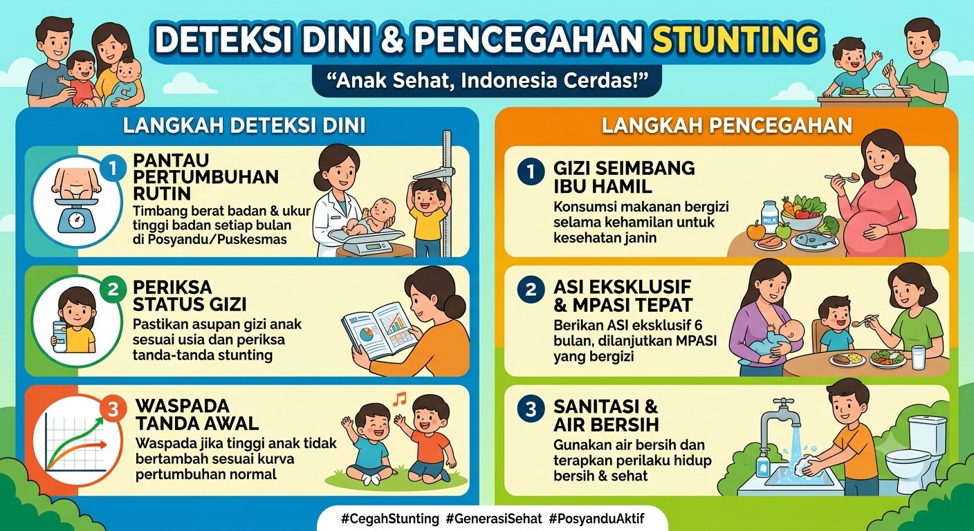 Deteksi Dini dan Pencegahan Stunting: Mengenali Masalah Pertumbuhan Sebelum Terlambat